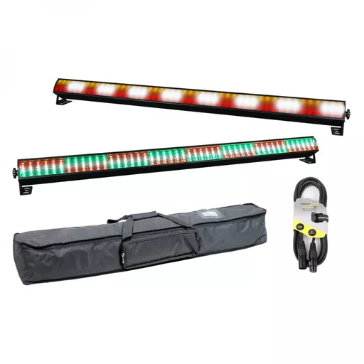 Equinox Spectra Strobe Batten Twin Pack with Padded Bag Bundle
