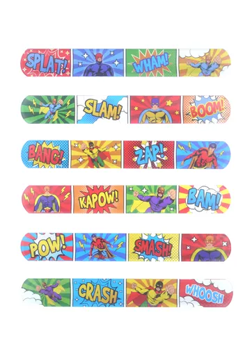 Superhero Snap Bracelet - Pack of 120