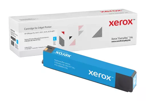 Xerox 006R04596 Ink cartridge cyan, 6.6K pages (replaces HP 971XL) for HP OfficeJet Pro X