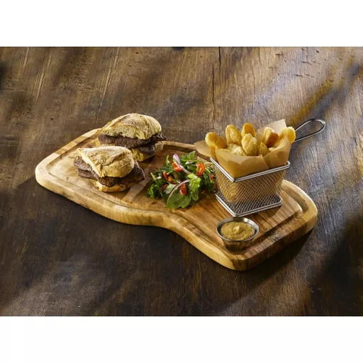 STAINLESS STEEL SERVING BASKETS