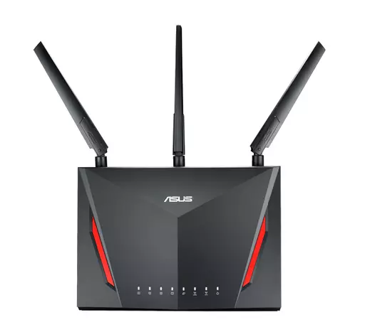 ASUS RT-AC86U wireless router Gigabit Ethernet Dual-band (2.4 GHz / 5 GHz) Black