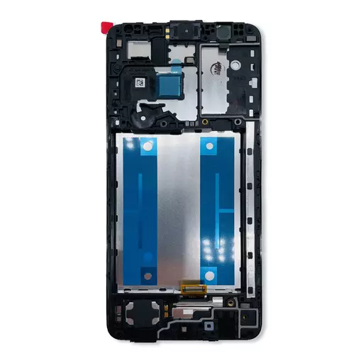LCD Screen Assembly (With Frame) (Service Pack) (Black) - Galaxy A01 CORE (2020) (A013)