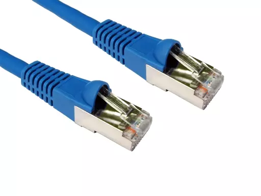 Cables Direct 1.5m Cat6A networking cable Blue SF/UTP (S-FTP)