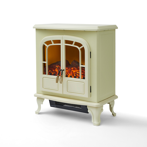 Photos - Fireplace Box / Freestanding Stove Warmlite 2KW Wingham Electric Double Door Fire Stove NA WL46019C 
