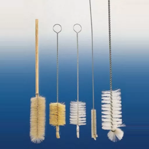 Brush Bristle Head On Wire Handle For 10ml Burette PK 10