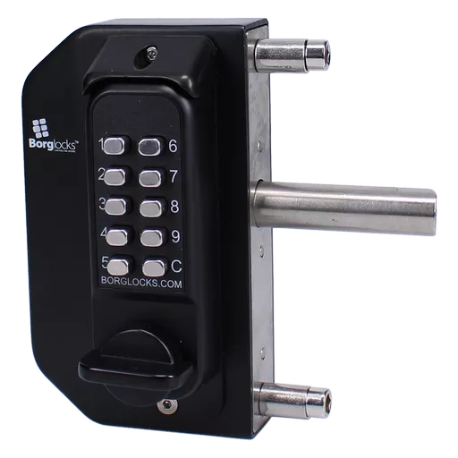 BORG LOCKS BL3030 MG Pro Mini Gate Lock Knob Operated Double Sided Keypad