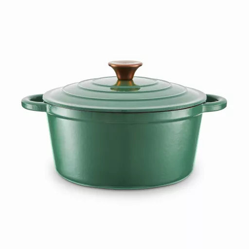 24cm Round Casserole Cast Iron