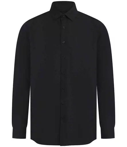 Henbury Long Sleeved Cotton Feel Coolplus® Shirt