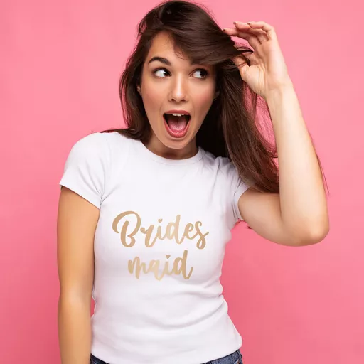 Hen Night T Shirt Team Bride Bridesmaid Maid of Honour Bride