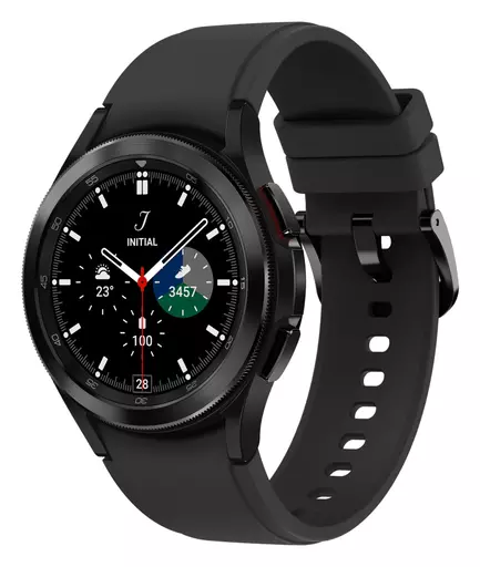 Samsung Galaxy Watch4 Classic 3.05 cm (1.2") OLED 42 mm Digital 396 x 396 pixels Touchscreen 4G Black Wi-Fi GPS (satellite)