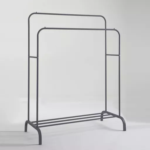 OurHouse 110cm Double Shelf Clothes Rail