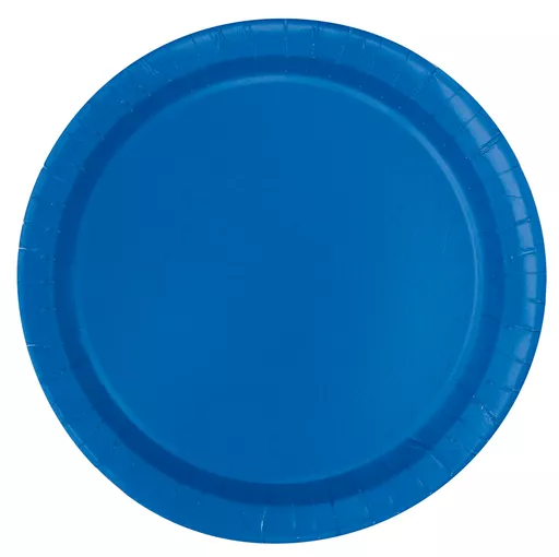 Royal Blue Paper Plates