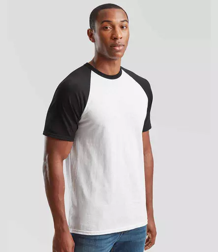 Fruit of the Loom Contrast Baseball T-Shirt