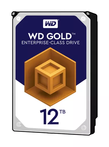 Western Digital Gold internal hard drive 12 TB 7200 RPM 256 MB 3.5" Serial ATA III