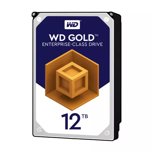 Western Digital Gold internal hard drive 12 TB 7200 RPM 256 MB 3.5" Serial ATA III