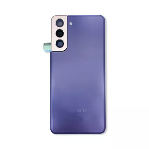 Back Cover w/ Camera Lens (Service Pack) (Phantom Violet) - For Galaxy S21 5G (G991)