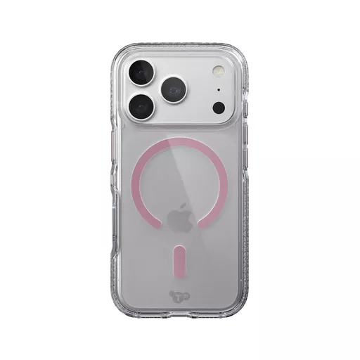 Tech21 - EvoCrystal MagSafe for iPhone 18 Pro & iPhone 17 Pro - Clear Pink