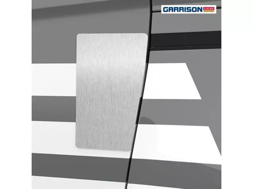 Ford Custom 2018-2023 Garrison Anti Drill Latch Shield - Side and Rear Options
