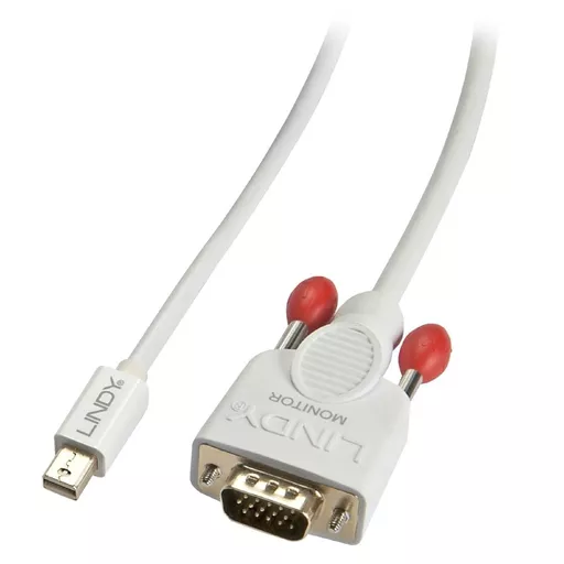 Lindy 5m Mini DisplayPort to VGA Cable, White