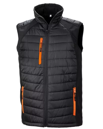 Black Compass Pad Softshell Gilet