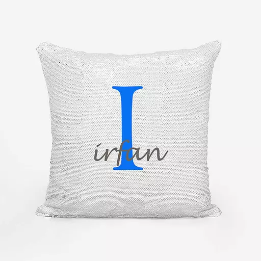 Personalised Unicorn inspired Name Cushion sequin Magic Cushion Cover Gift