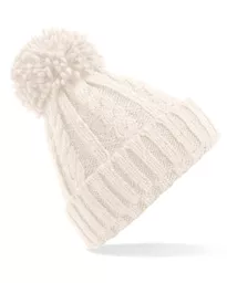 Cable Knit Melange Beanie