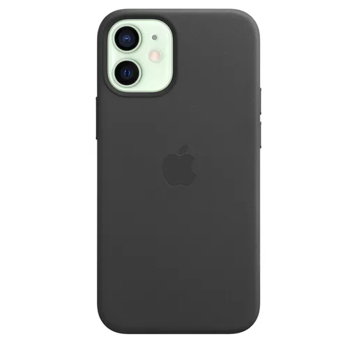 Apple iPhone 12 mini Leather Case with MagSafe - Black