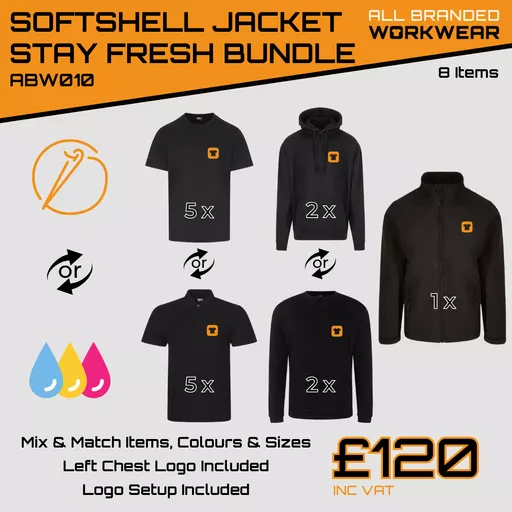 Softshell Jacket Stay Fresh Bundle