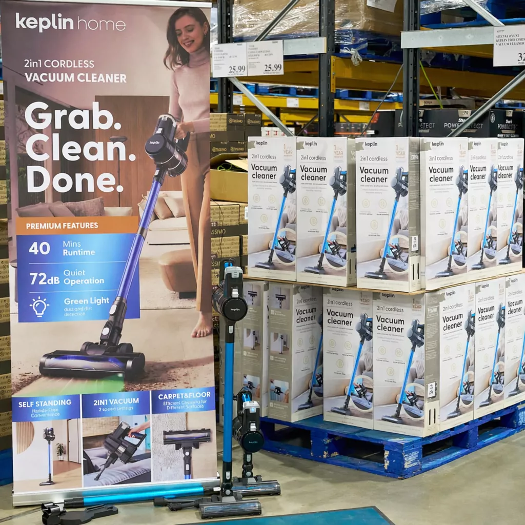 Costco Showcases Keplin Vacuum Cleaner Nationwide