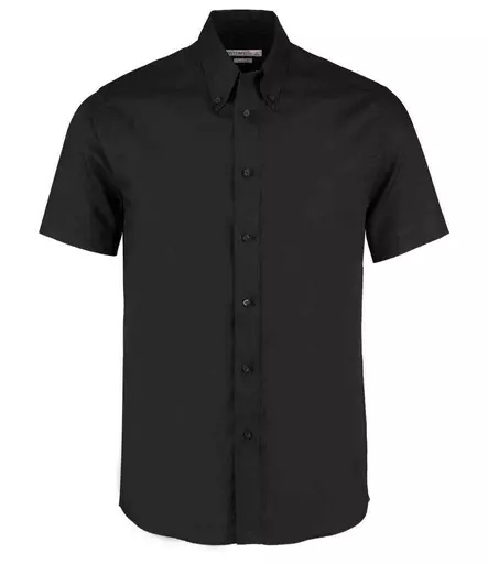 Kustom Kit Premium Short Sleeve Tailored Oxford Shirt