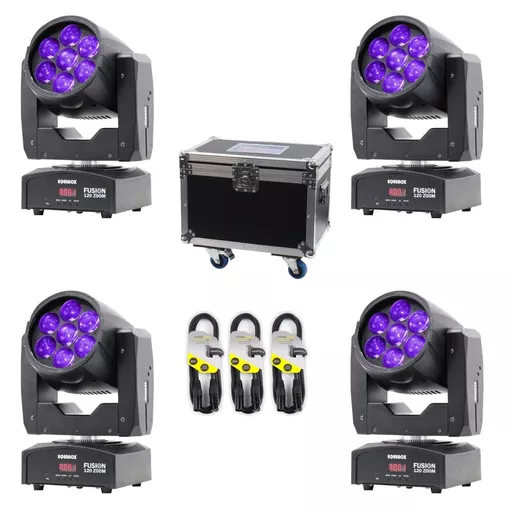 Equinox 120 Zoom MKIII with Quad Flight Case Bundle