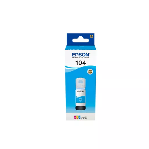 Epson C13T00P240/104 Ink bottle cyan, 7.5K pages 65ml for Epson ET-2710/2810