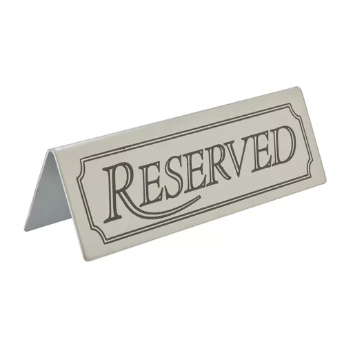 RESERVE SIGNS
