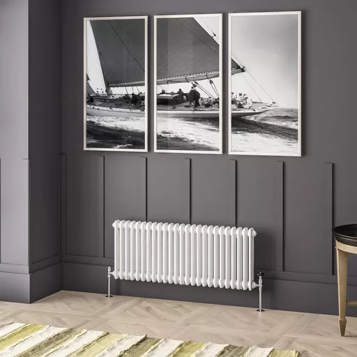 Imperia 2 Column Radiator 450 x 1145mm Gloss White