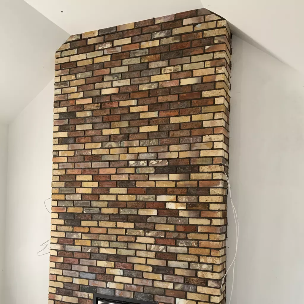 Heat Resistant Stone Fireplace Cladding