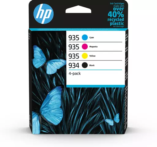 HP 6ZC72AE#301/934/935 Ink cartridge multi pack Bk,C,M,Y Blister Multi-Tag 10ml + 3x4,5ml Pack=4 for HP OfficeJet Pro 6230