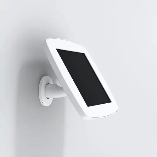 Bouncepad Wallmount | Samsung Galaxy Tab E 9.6 (2015) | White | Covered Front Camera and Home Button |