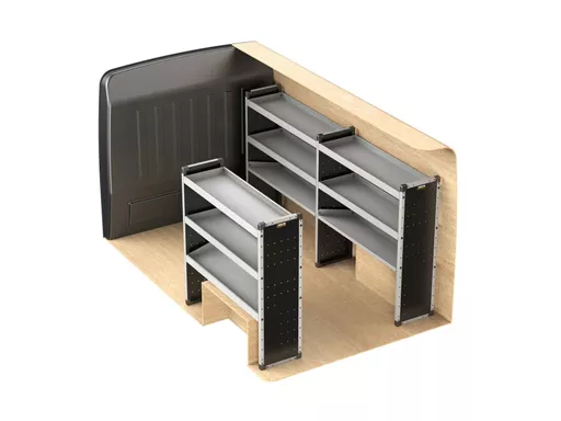 Full Trade Van Racking Kit Ford Transit 2014 on MWB Medium Roof.