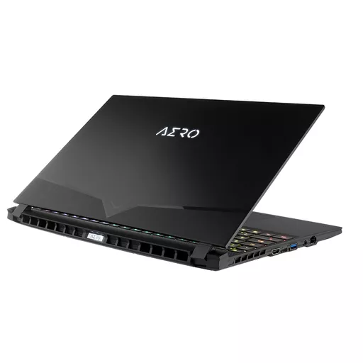 GIGABYTE AERO 15 OLED WA-7UK5130SP Intel® Core™ i7 i7-9750H Laptop 39.6 cm (15.6") 4K Ultra HD 16 GB DDR4-SDRAM 512 GB SSD NVIDIA® GeForce RTX™ 2060 Wi-Fi 6 (802.11ax) Windows 10 Pro Black