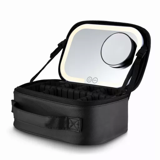 Cosmetic Case with LED Mirror