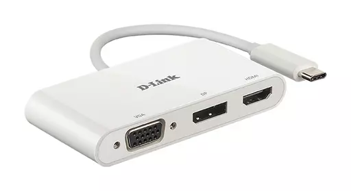 D-Link DUB-V310 notebook dock/port replicator Wired USB 3.2 Gen 1 (3.1 Gen 1) Type-C White