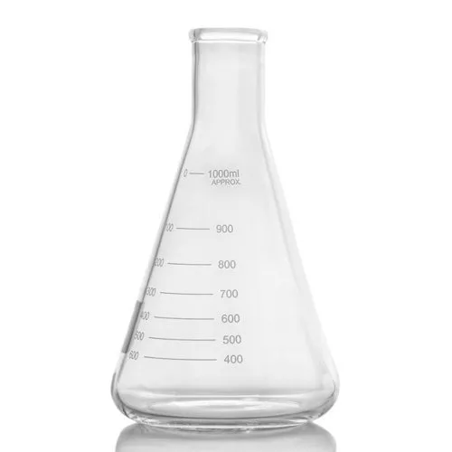 Flask, Conical Flask, Narrow Neck, , Borosilicate Glass, Simax