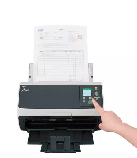 Ricoh fi-8190 ADF + Manual feed scanner 600 x 600 DPI A4 Black, Grey