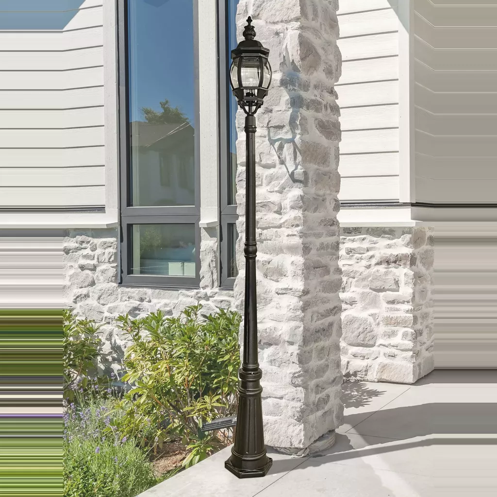 Image of outdoor post light for the blog Outdoor Lighting Ideas to Transform A Garden in 2026