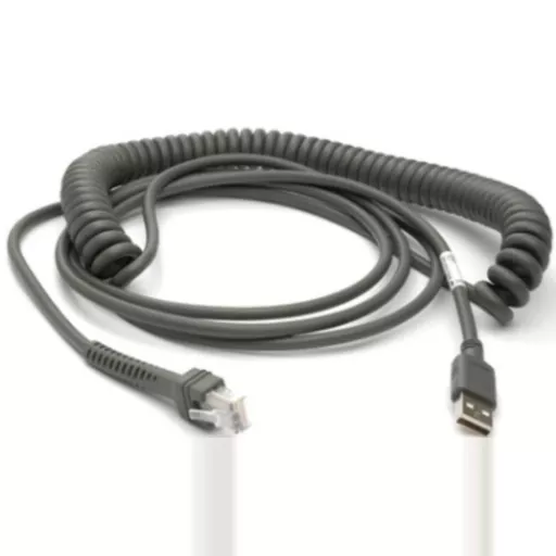 Zebra CBA-U09-C15ZAR USB cable 4.57 m USB A Grey