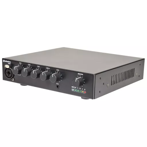 Adastra UA60 Compact 5ch 100v Mixer-Amplifier 60w