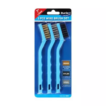 178MM (7") 3PCE MINI WIRE BRUSH SET