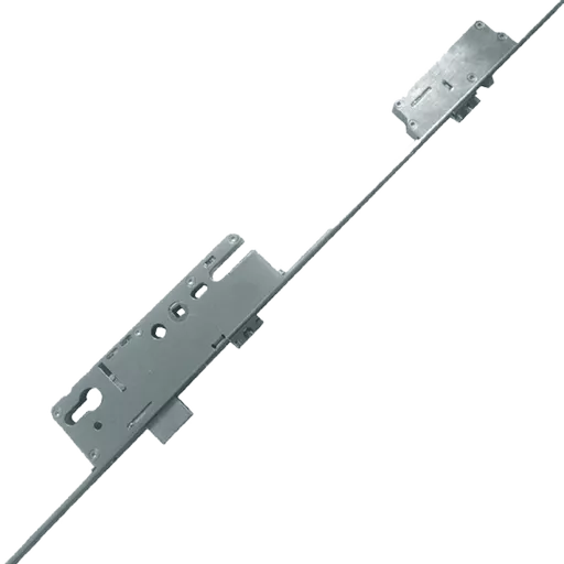 ELITE Automatic Auto Locking Lever Operated Latch & Deadbolt Single Spindle 20mm Faceplate - 2 Deadlocking Latch Bolts