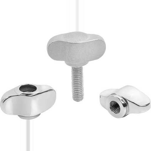 K2041 - Mini Wing Knobs In Stainless Steel & 316 Stainless Steel M4-M8