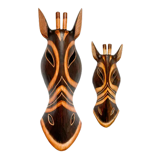 Brown Zebra Mask